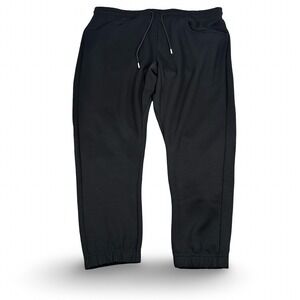 One Bone Mens OB227 Black Tech Jogger Pants Elastic Waist Drawstring Size E